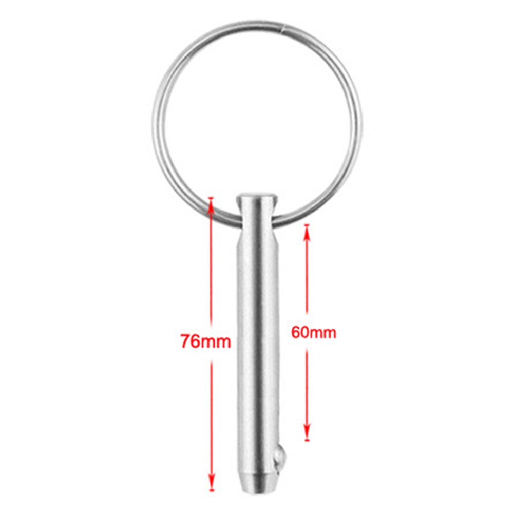 Boat Quick Release Ball Pin Stainless Steel Deck Hinge Hardware Marine Parts Strong Toughness Metal Portable Supplies