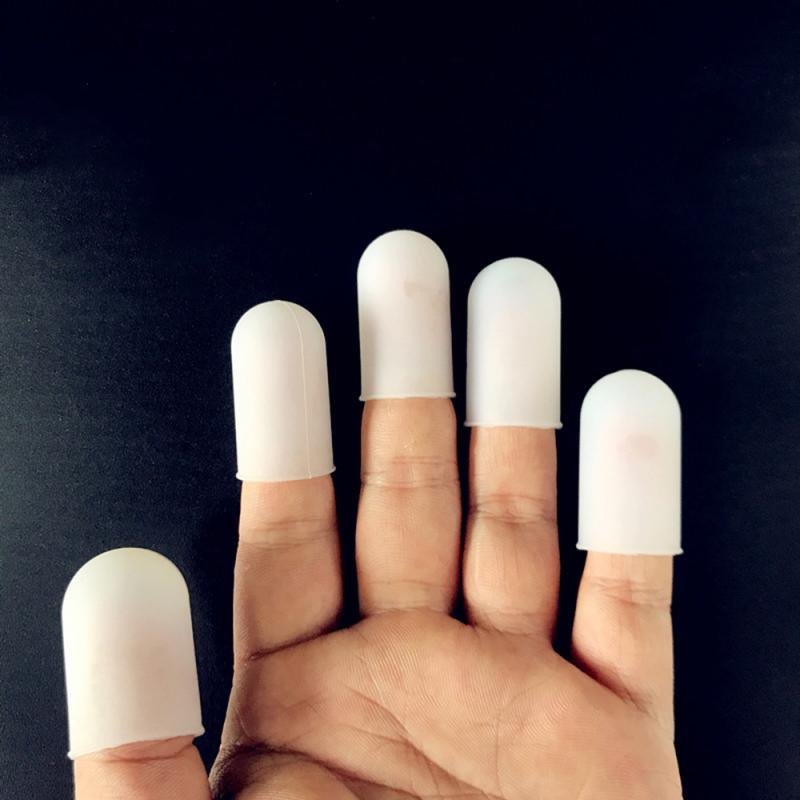 5pcs Silicone Finger Protector Duarable Thumbs Cover Fingertip Cup Hand Protector Knife Cutting Finger Protection Finger cots