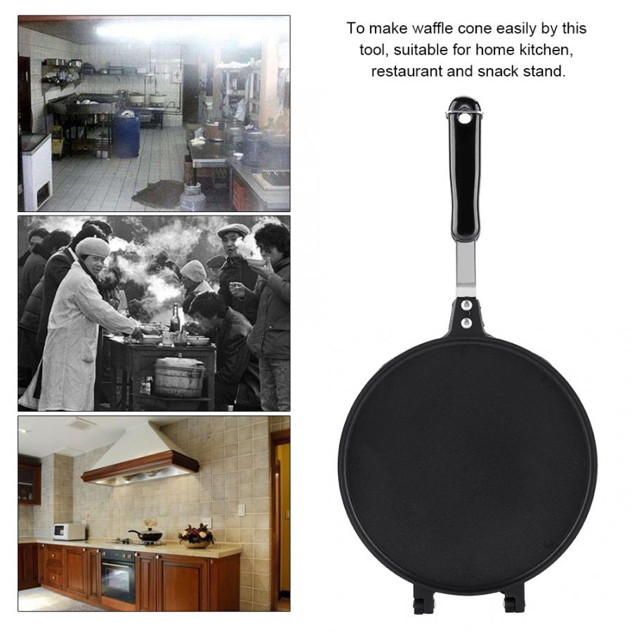 Husholdning runde æg rulle maker vaffel bagning form køkken bagning værktøj tilbehør æg rulle maker