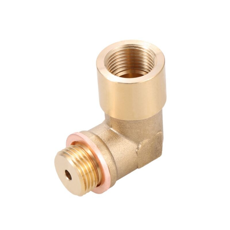 M18 x1.5 O2 Oxygen Sensor Lambda Extender Spacer Exhaust 90degree Lambda O2 Oxygen Sensor Extender Spacer