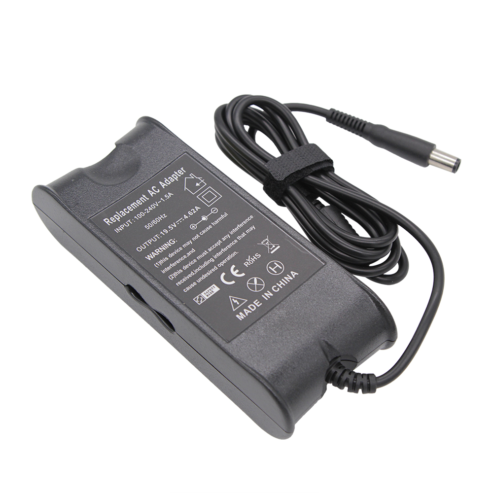19,5 V 4,62 A 90 W 7,4 * 5,0 mm Laptop-Adapter für Dell E4300 E5410 E6320 E6400 E6430 3521 Inspiron N5110 Netzteil Ladegerät: WHITE