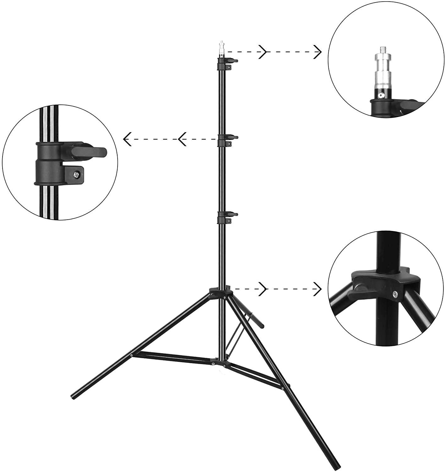 50X68Cm Achtergrond Ondersteuning Stand Kit T-Vormige Achtergrond Frame Fotografie Kits Voor Foto Studio Fotografie