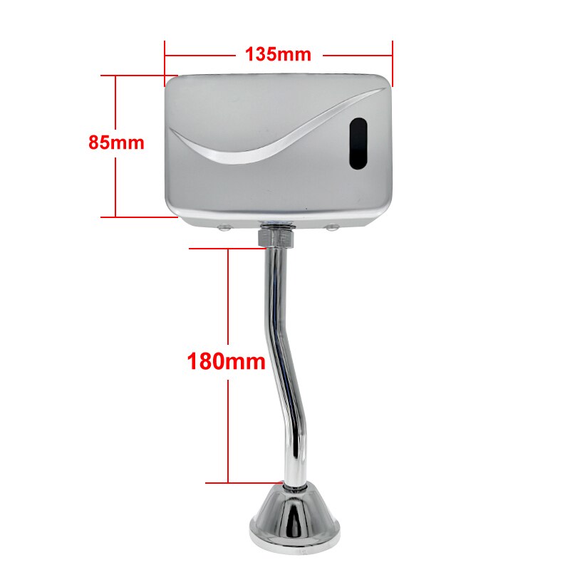 Mzeuor sensor berøringsfri urinal skylleventil toilet udsat vægmonteret automatisk  dc 6v skylleventil elektrisk urinal skylleventil
