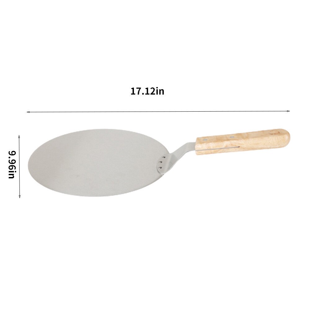 Łopata robić pizzy ze stali nierdzewnej nieprzywierająca szpachelka robić ciasta Pizza skórki łopatka robić ciasta Pizza narzędzie robić pieczenia ciasta akcesoria kuchenne: 7.8-cal