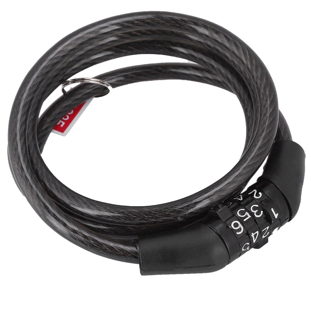 Anti-theft Bike Mountain Bicycle Chain Lock Cable Steel Lock Safety Fixed Password