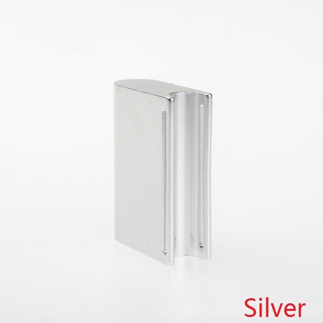 Ponceuse à bords coniques en aluminium, outil de brunissage du cuir, polissage multifonctionnel, projets d&#39;artisanat du cuir à bords propres: Silver