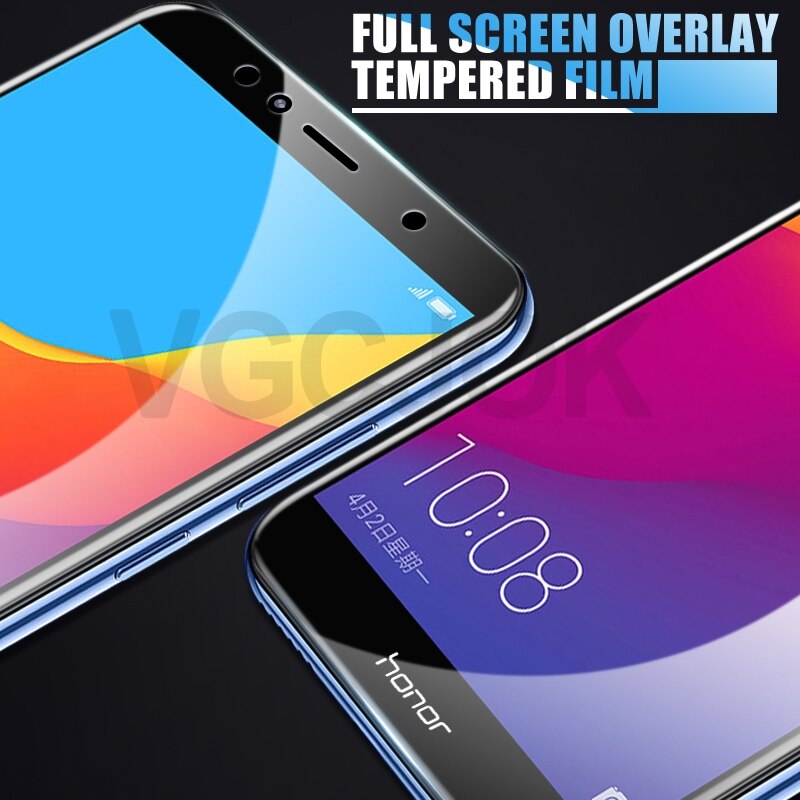 9D Volle Abdeckung Schutz Glas Für Huawei Honor 7A 7C 7S 7X Gehärtetem Glas Für honor 8 9 Lite v9 Spielen Screen Protector Film Fall