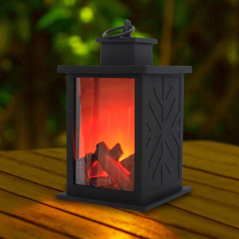 Chimenea LED luz simulación de quemadura lámpara de jardín Durable hogar exterior decorativo para jardín césped dormitorio terraza Decoración