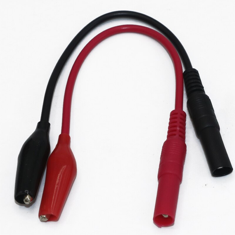 1Pcs Alligator/Krokodil Probe Test Leads Clip Pin Banana Plug Kabel Voor VC99 & Digitale Multimeter (L:20Cm)