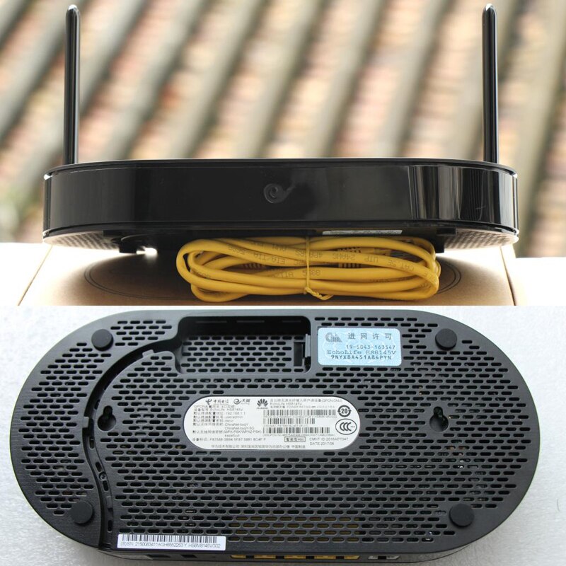 100% Original HUA WEI HS8145V EPon 4GE 1 voix 2.4G 5G WiFi EPON ONU ONT FTTH Termina routeur de réseau à fibres optiques
