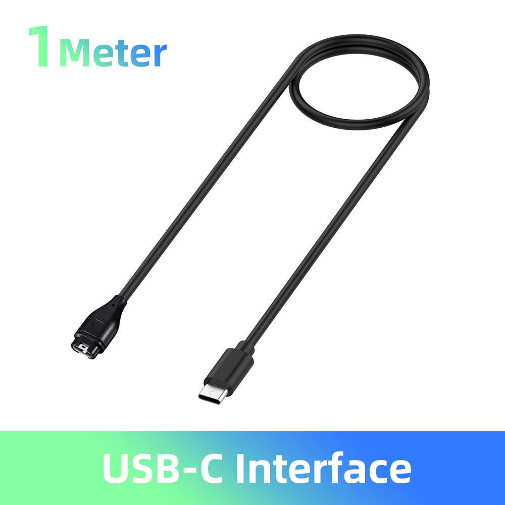 Dock-Ladegerät USB-Ladekabel für Garmin Fenix 5/5S/5X Plus 6/6S/6X Profi Saphir Venu Vivoactive 4/3 945 245 45 Quatix 5: Schwarz Gelb