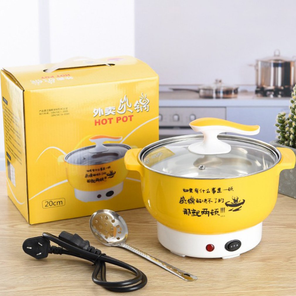 Multifunctional electric cooker Stainless steel Plastic Home appliances Double firepower Anti-dry function pot