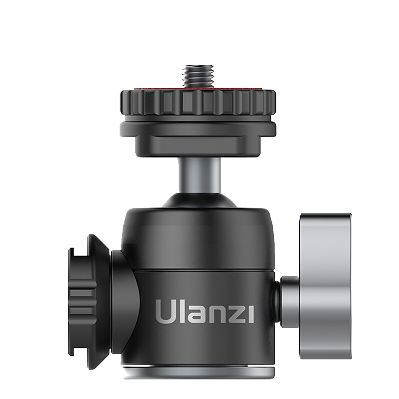 Ulanzi u-vlog lite utdragbar dubbel kallsko kulhuvud volg stativ för smart telefon sony canon nikon dslr kameratillbehör