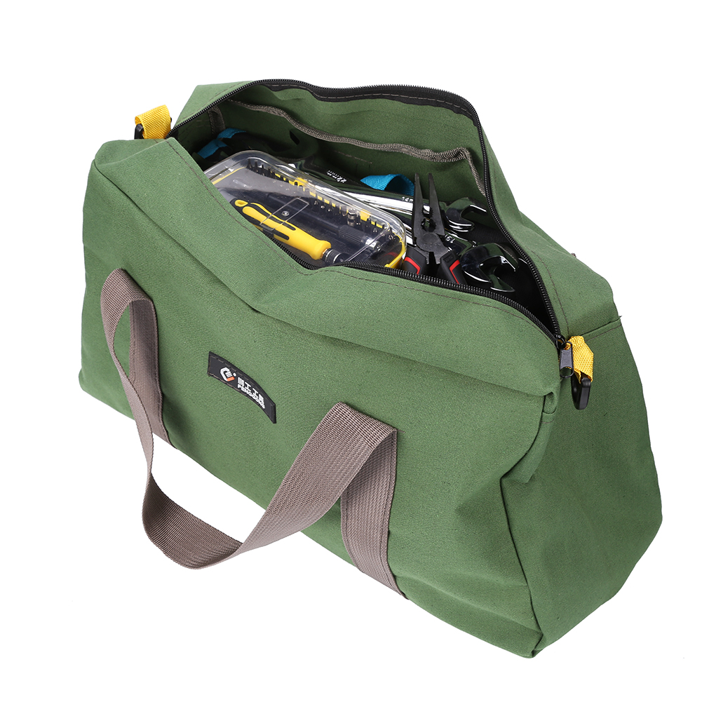 Draagbare Elektricien Gereedschapstas Multifunctionele Etui Sleutel Schroevendraaier Tang Canvas Gereedschapstas Organizer Gereedschap Opbergtas