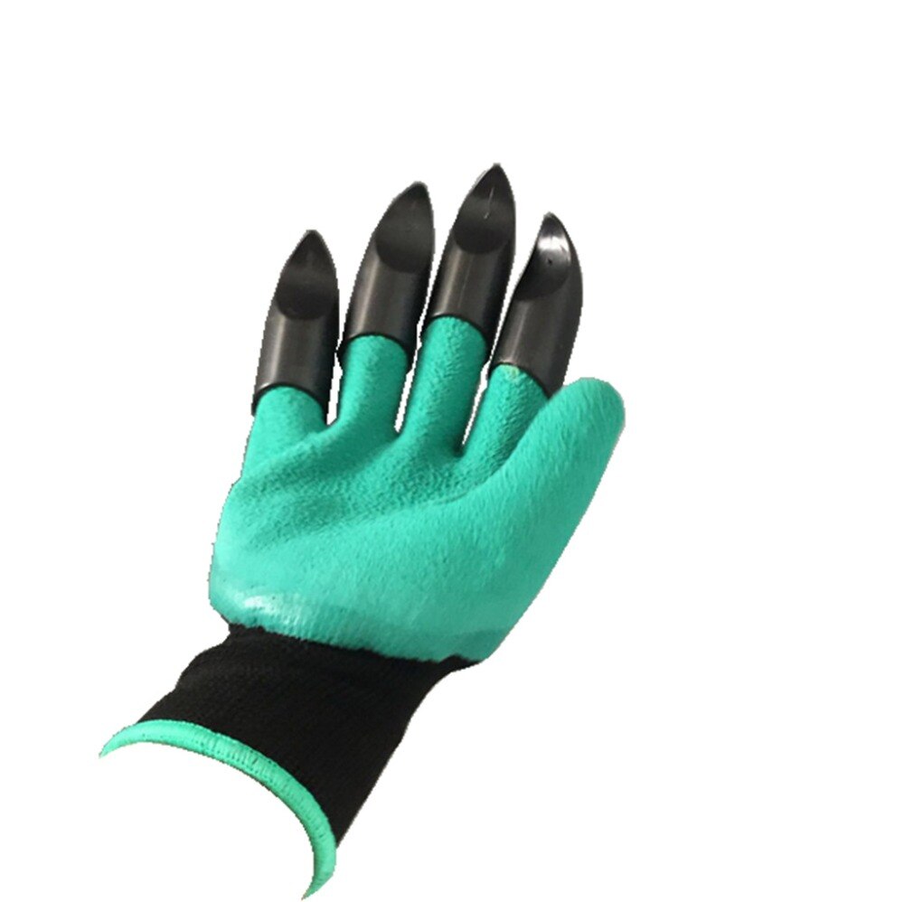 Guantes de jardinería con garras de plástico ABS, 1 par, superventas,