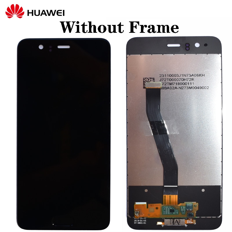 Original 5.1'' Display For Huawei P10 LCD VTR-L09 VTR-L10 VTR-L29 Touch Screen Digitizer Assembly Replacement Parts With Frame