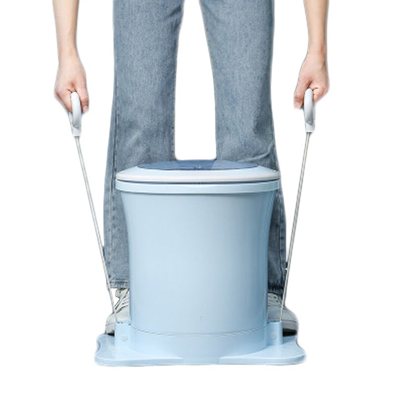 Manual Clothes Dehydrator No Electricity Student Dormitory Clothes Drying Barrel Portable Exercise Fitness Machine Laundry Dryer: blue