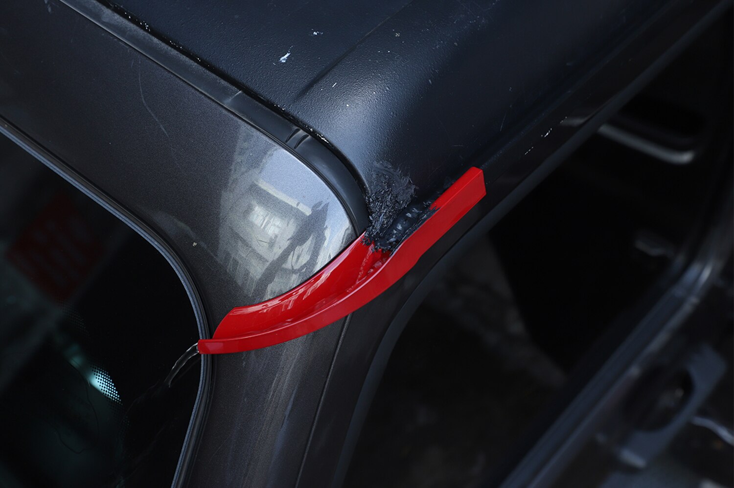 Roof Rain Water Gutter Extensions Diversion Channel for Jeep Wrangler JL Gladiator JT Car Accessory ABS Red