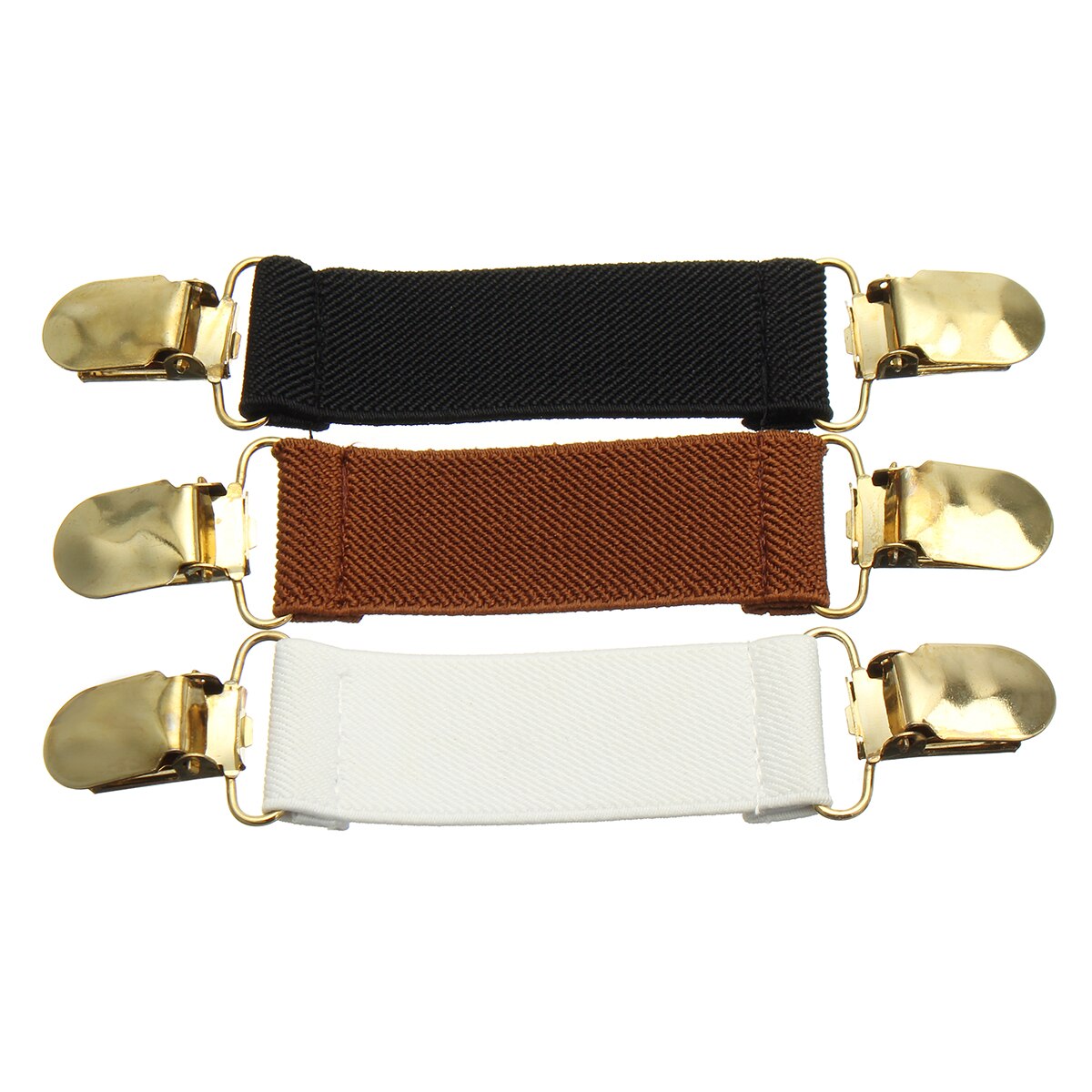 3 stks Metalen Jurk Broek Clip Kledingstuk Tailleband Extender Kleding Accessoire Multifunctionele voor Vast Laken Sofa 135mm * 25mm