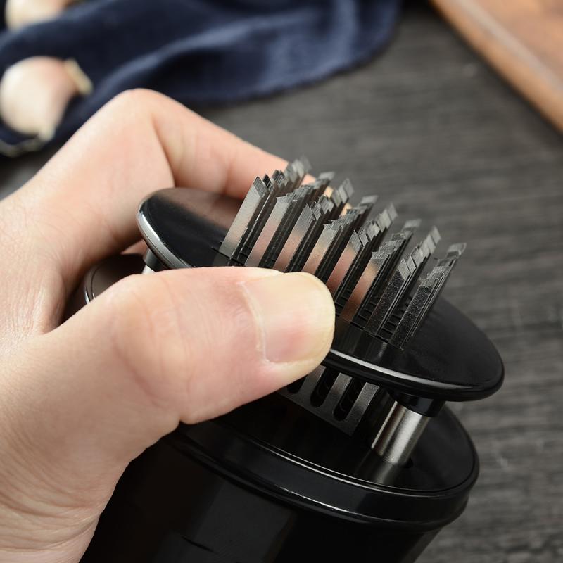 Professionelle Fleischklopfer Nadel Rindfleisch Steak Mit 56 Edelstahl Klingen Zarte Fleisch Hammer Küche Kochen Werkzeuge