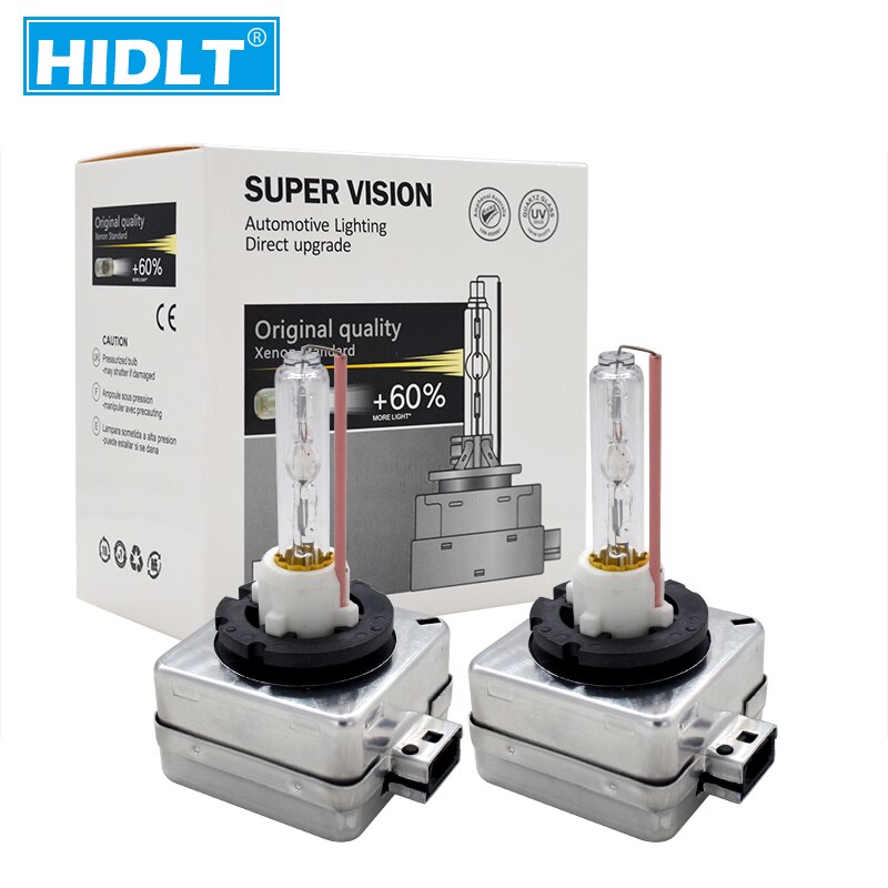 Hidlt bil forlygte xenon  d1s 6000k 35w keramisk hid pære lilla blå grøn pink 4300k 5000k 8000k d1s 55w auto forlygte pærer