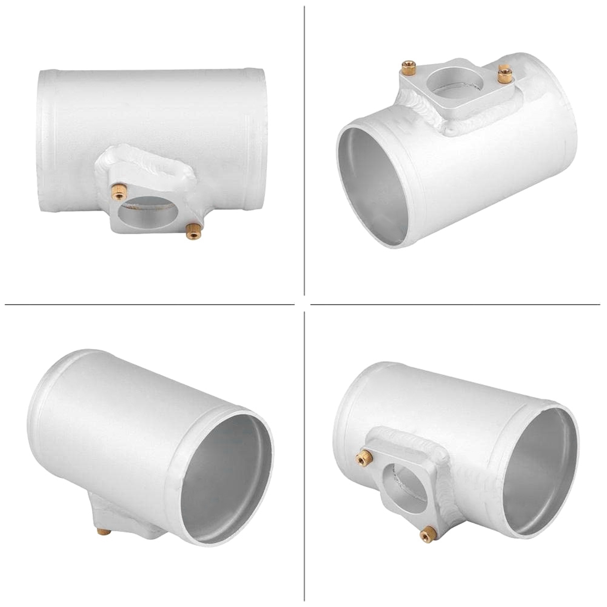 Medidor de flujo de aire de tubo de admisión de coche, Sensor de admisión modificado de motor de Base para Toyota, Honda, Subaru, Mazda, 83mm