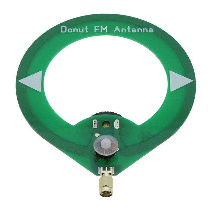 Donut FM Antenna 75M-135Mhz FM Antenna SMA Male Interface Mini Loop Antenna