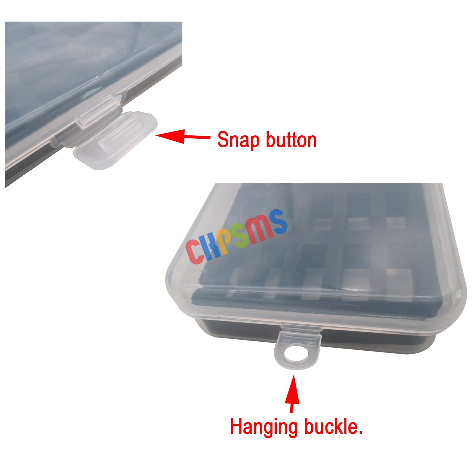 2Pack Bobbin Case For Jumbo (M Size Diameter:1 inch ) Bobbin (Box Only) Hold 50PCS Bobbins