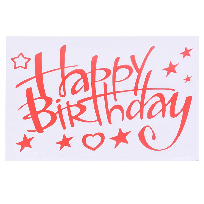 1sheet Happy Birthday Stickers Scrapbooking Birthday Balloon Stickers Kids Adult Birthday Party Decorations Accessories: B08
