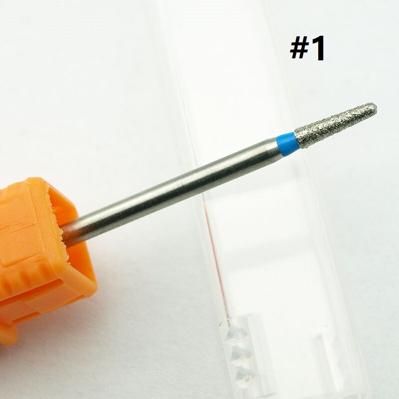 Let negl 4 type diamant neglefil bor bore fræser manicure elektrisk negle bore maskine negle tilbehør: No1