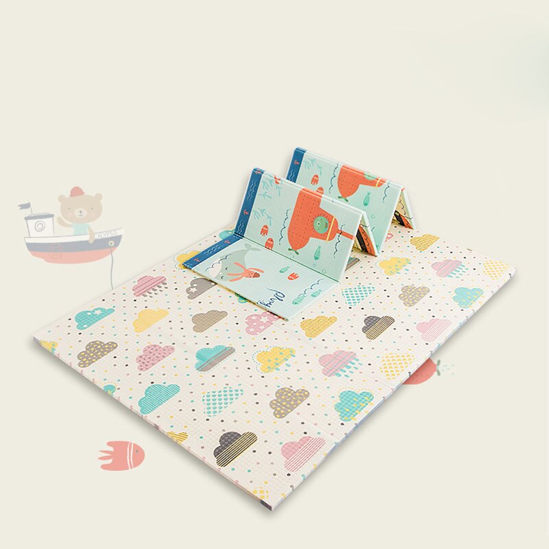 Kinderspielmatten, faltbare babyspielmatte, wasserdicht, für kleinkinder, #39 1cm dicke, weiche krabbelmatte aus xpe-schaum, wasserdichter kinderteppich