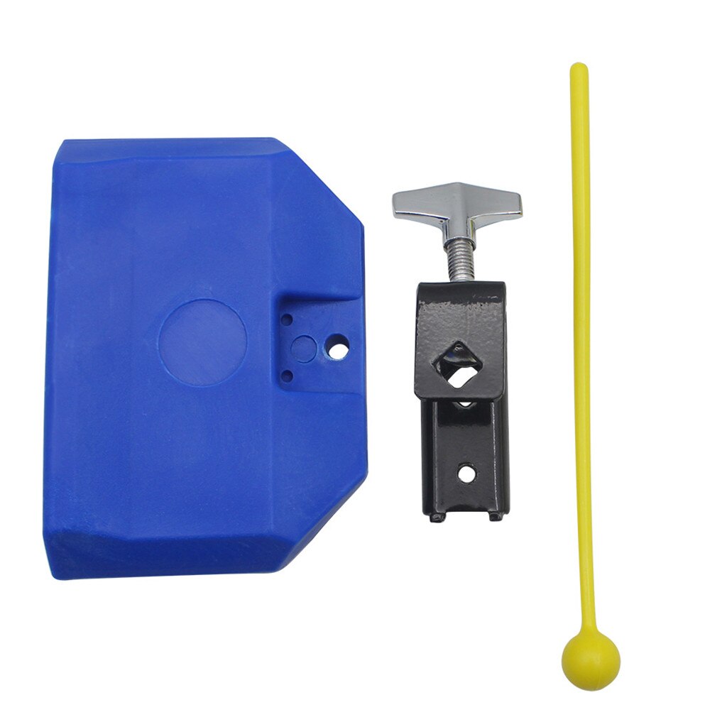 Abs Hard Plastic Hoge Toon Duurzaam Plastic Koe Bel Percussie Instrumenten Blauw