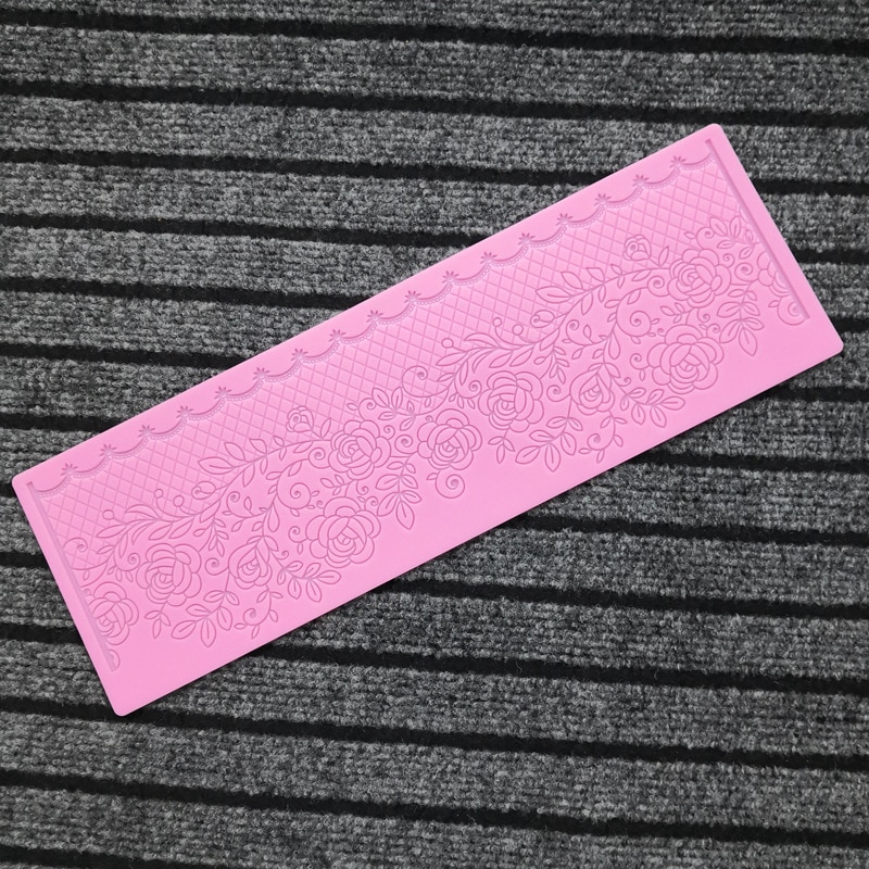 Kukka pitsimatto tee itse silikonimuotti kakun koristeluun työkaluihin leivonta-astiasto muotti silikonimatto fondant  k880
