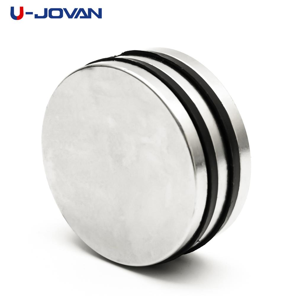 U-JOVAN 1Pc 50X5Mm N35 Ronde Sterke Ndfeb Neodymium Magneet Zeldzame Aarde Permanet Disc Magneten 50*5Mm