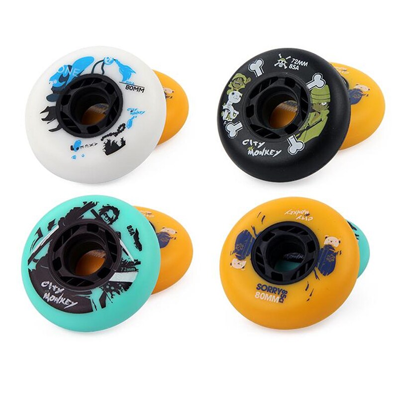 Japy łyżwa Miasto małpa kółka robić deskorolki 85A slalom/hamowanie buty rolki koła SEBA łyżwy koła wysokiej jakości kółka rolkowe