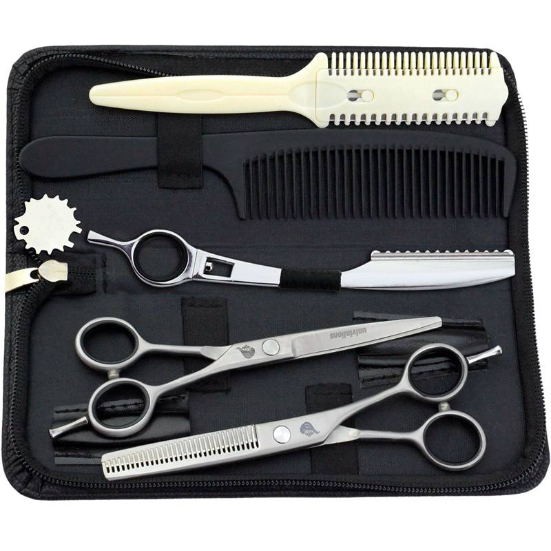 6" barber hair scissors hairdressing razor salon supplies hair cutting shears hair thinning sissors pinking clipper