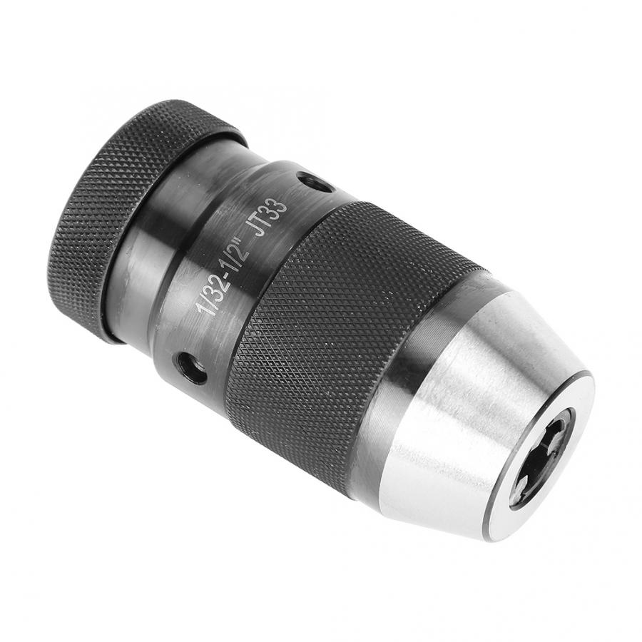 1/32-1/2 ''CNC Draaibank JT33 Mount Carbon Staal zelfspannende Boorkop Bit Boor Adapter Grote Klem bereik