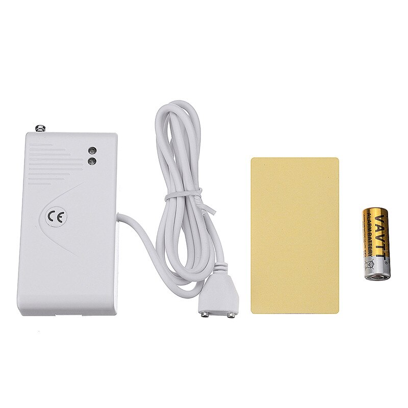Water Leak Detector Sensor Leakage Alarm Detection Flood Alert Wireless Home Security Alarm System 12V 433MHz