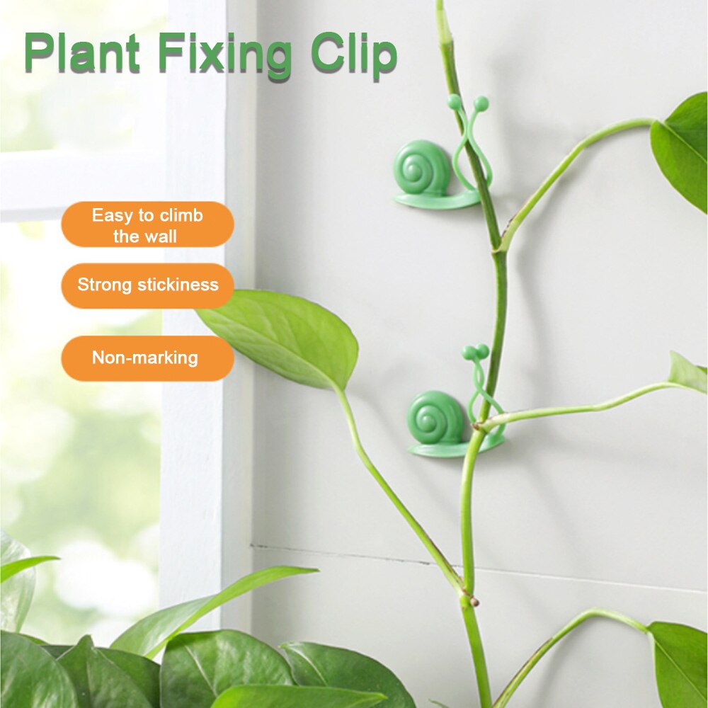 Slak Vorm Plant Enten Clips Groenten Gebonden Bloemen Holder Haken Tak Holding Wijnstok Fixatie Tuingereedschap 10 Stks/set