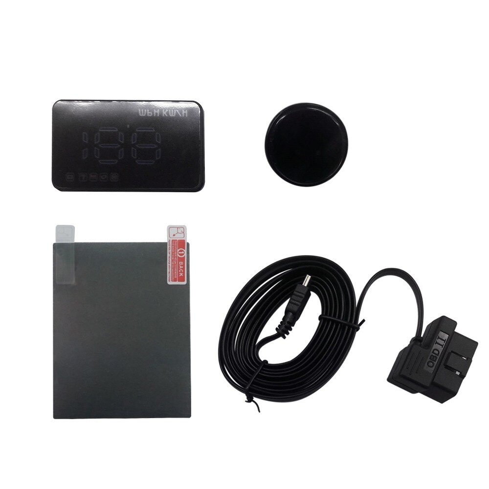 Pantalla de 3,5 "OBD2/OBD HUD para proyector, pantalla de advertencia de velocidad, pantalla HUD Digital para coche, pantalla frontal de navegación