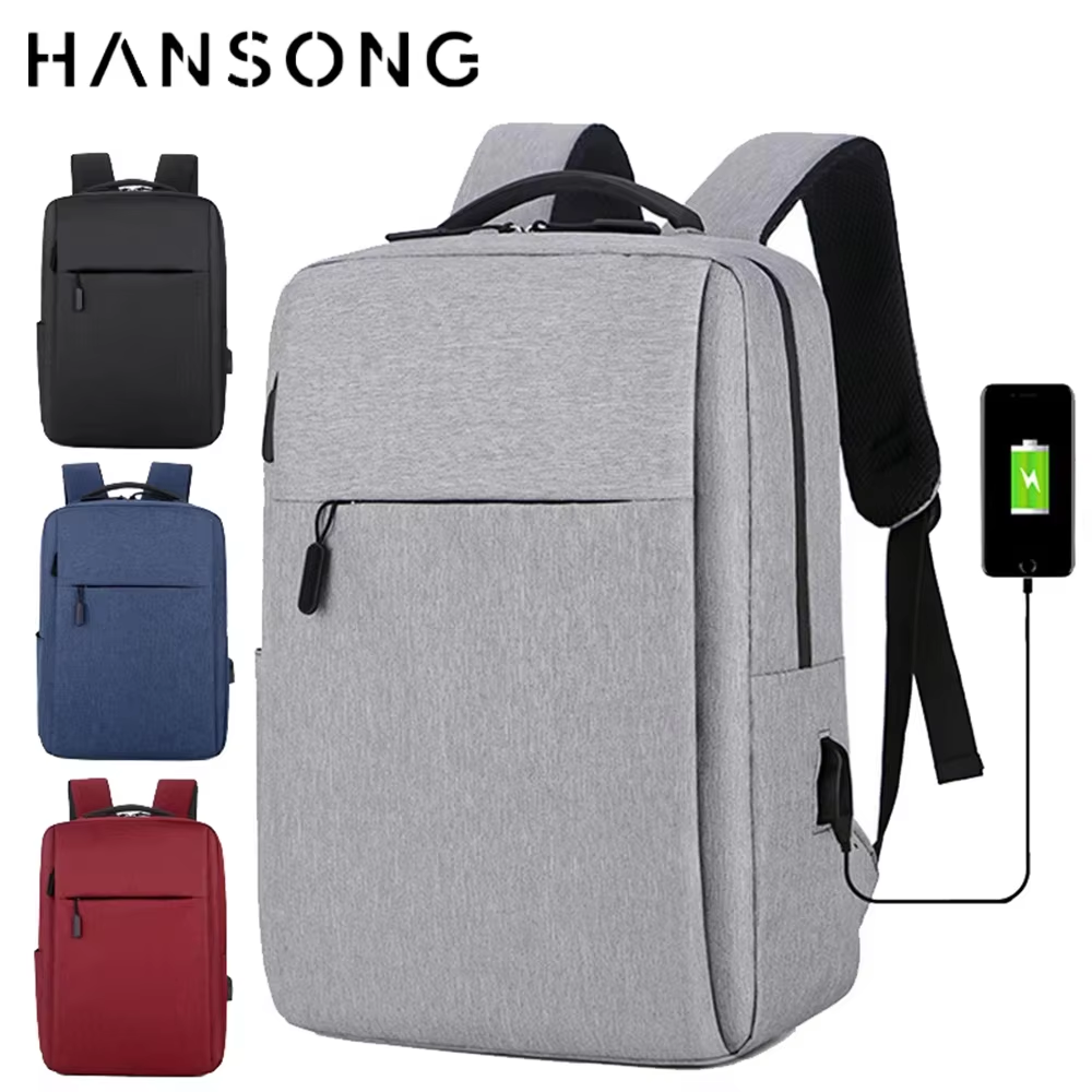 Laptopveske usb-ryggsekk til macbook luft pro lenovo asus hp dell stor kapasitet reise vanntett pc-deksel med flere lommer