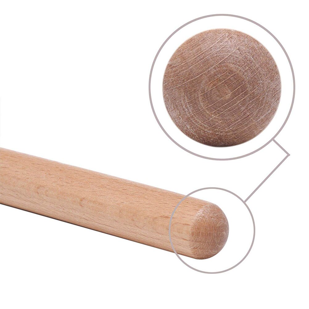 1 par wood claves musikalske percussion instrument naturlige rytme sticks