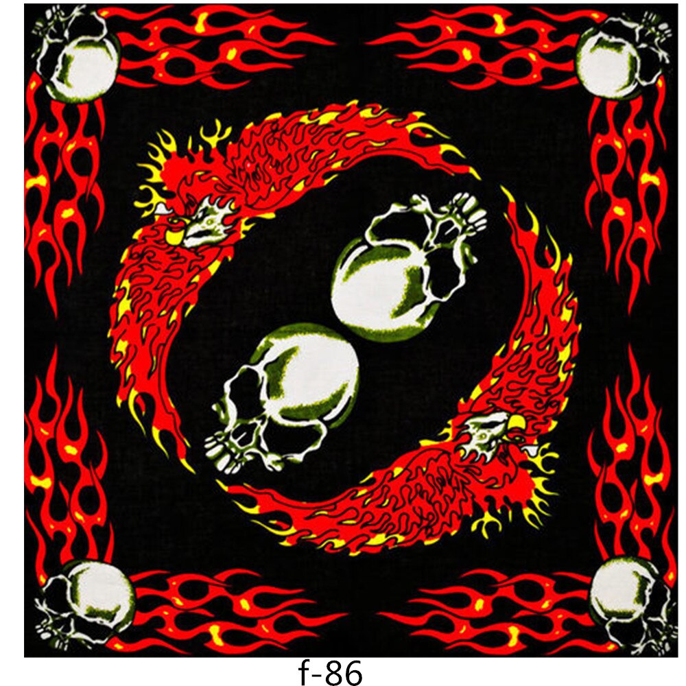 100% Katoen Koreaanse Mode Zwart Paisley Gedrukt Halsdoek Hip Hop Hoofddeksels/Haar Bandana Foulard Vierkante Sjaal Voor Vrouwen/mannen: f-86