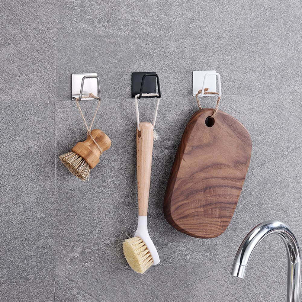 Kitchen Stainless Steel Sponges Holder Self Adhesive Sink Sponges Drain Drying Rack Kitchen Sink Accessories Storage Organizer