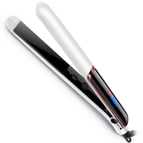 Haar krultang krultang steil maken golven voor haar digitale warmte föhn kam waver styler föhn borstel: Wit / Ons