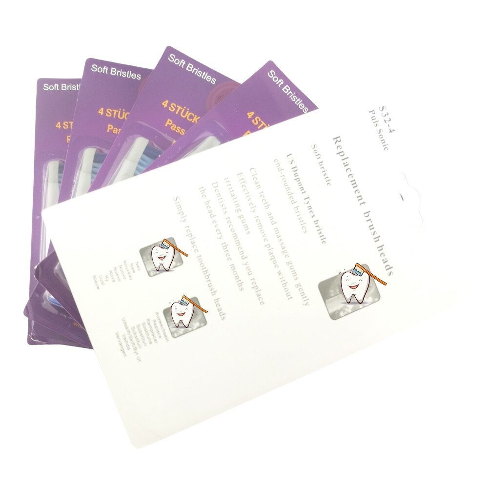 Fil dentaire Action/Trizone/Action croisée/double propre/sonique/Pul brosse à dents électrique sonique têtes de rechange précision Oral propre 10 paquet