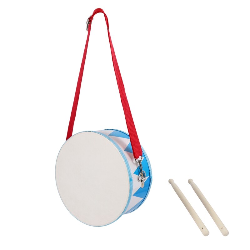 Ensemble de tambour en bois avec sangle de transport, jouet pour enfants, pour les tout-petits, développer le sens du rythme des enfants