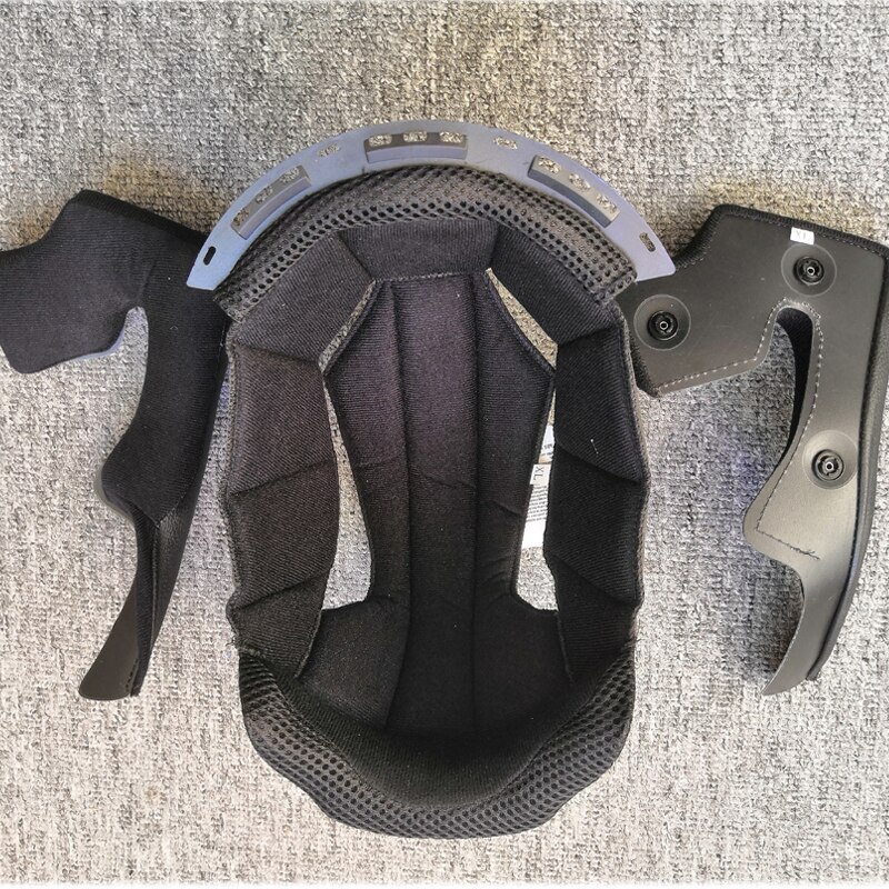 Atv Serie Volledige Gezicht Motorhelm Voering Afneembaar En Wasbaar Innerlijke Pad Originele Atv 1-8 Moto Helm Voering katoen Spons