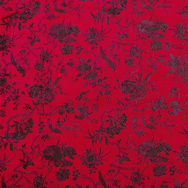 Vintage damast jacquard tyg brokad siden tyger material för sömnad och lapptäcke cheongsam och kimono diy kläder: 2