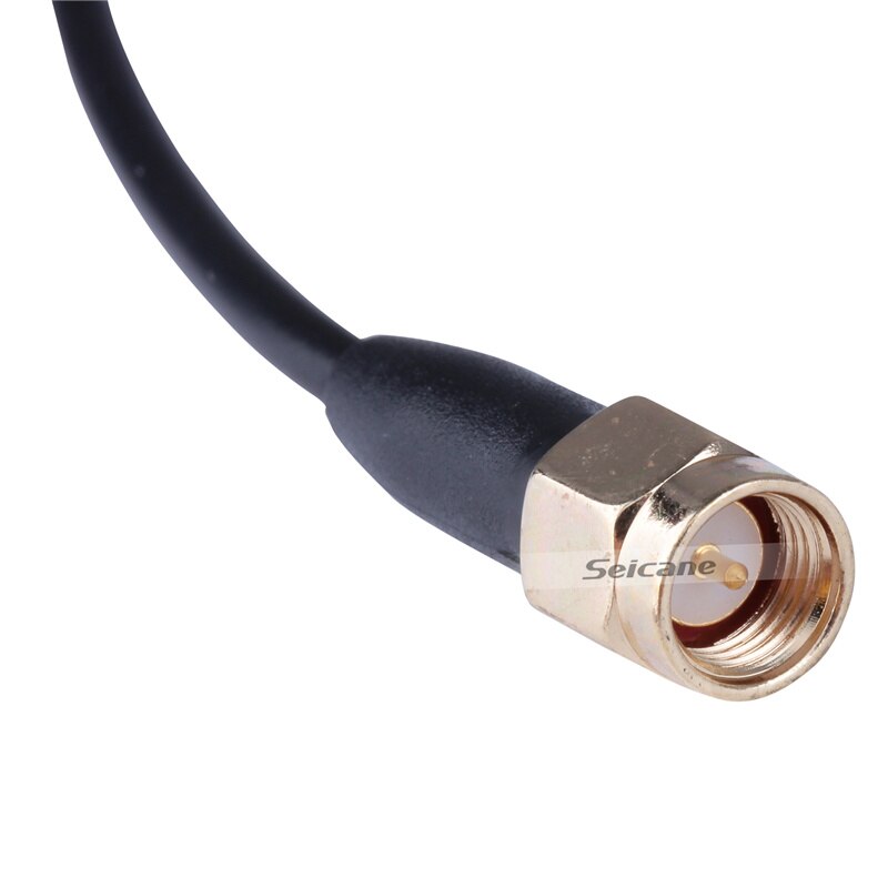 Seicane auto bil universal vindue glas montering dab digital radio antenne smb hun retvinklet stik